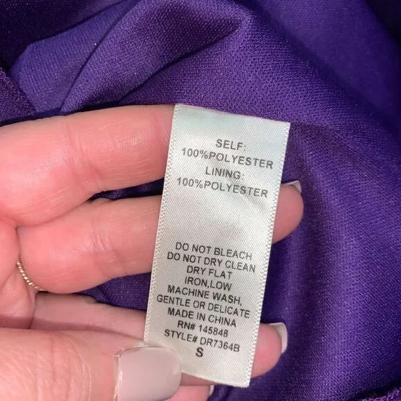 Everly Womens Dress Retro Floral Cold Shoulder Choker Collar Keyhole Small - Picture 14 of 14